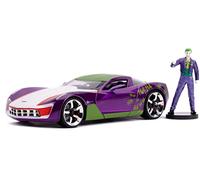 Joker Car & Figure 1969 Chevrolet Corvette Stingray 1:24 Scale Model Jada 31199