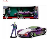 Joker Car & Figure 1969 Chevrolet Corvette Stingray 1:24 Scale Model Jada 31199