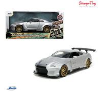 Jada Toys I Love The 2000’s 1:24 2009 Nissan GT-R (R35) Ben Sopra Die-Cast Car, Toys for Kids and Adults, Silver