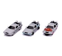 Jada JAN31583 Back to the future time machines Nano 3 Car Set