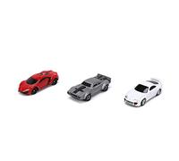 Jada JAN32482 Hollywood Rides-Nano Fast and Furious 3 Car Set Collectible Miniature, One Size, Multicolor
