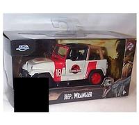 jada J'urassi'c P'ark Jeep Wrangler Vehicle 1:32 scale diecast model