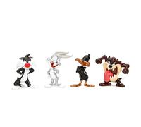 Jada LOONEY TUNES Age 8+ 2.5 INCH 4-PACK, playset, gift pack. Display,collect and play toys for Kids and Adults