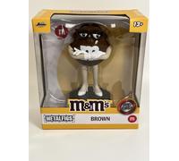 Jada Toys M&Ms Brown Figure - 10 cm Collectible Metal Figure with Metallic Paint, Decorative Fan Item for Collectors & Chocolate Lovers