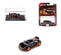 Jada Majorette Bugatti Veyron SS Collection, 1:64 Die Casting with Rubber Tyres and Showcase, for Collectors and Adults