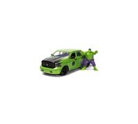 Jada Marvel 1:24 Dodge Ram 1500 Die-Cast Car & 2.75" Incredible Hulk Figure, Toys for Kids and Adults