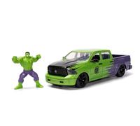 Marvel Avengers Hulk Figure and 2014 Ram 1500 1:24 Scale Jada 99726 253225029