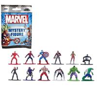 Jada - Marvel 4 cm - Blind Pack - 12 Collectible Models - Spider-Man, Iron-Man, Captain America, Hulk - Officially Licensed - Ages 3+