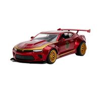 Jada Toys Marvel Iron Man 2016 Chevy Camaro SS 1:32 Scale Die-cast Toy Car with Opening Doors Rubber Tyres Red