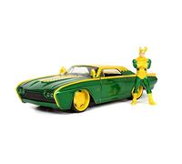 Jada MARVEL LOKI 1963 FORD THUNDERBIRD 1:24 WITH FIGURE