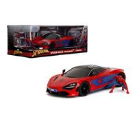 Jada Marvel Spider-Man 1:24 McLaren 720S Die-Cast Car & 2.75" Miles (US IMPORT)