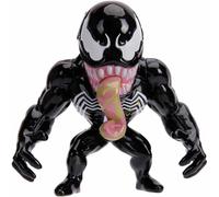 Jada Toys 253221008 Spider Marvel Venom Figure, 10 cm, Collectible Figure, Die-Cast, Black, One Size