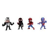 Jada Marvel Spiderman Metal Wave 1 Pop Culture Collectible Figures 4 Pack - 2.5