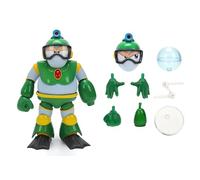 Jada Mega Man Wave 3 Bubble Man Action Figure Toys - 1:12 Deluxe Scale - 6" Tall, Fully Articulated, Collector Packaging
