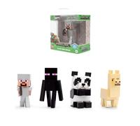 Jada Minecraft Metal Figurine, 6.5 cm, 1 Random Assorted (4 Models: Steve Armor, Enderman, Panda, Flame) Collectible Figure Boxed +8 Years (9385138300W06)