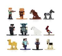 Jada Minecraft Wave 15, 12 pc Multipack, 1.65in die-cast figures characters to collect, play and display. Perfect for gift and collector, pocket money friendly and ideal for party favours
