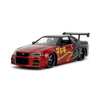 Jada Godzilla 2022 Nissan Skyline GT-R (R34) 1:24 Diecast Car 253253024