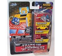 Jada Nano Hollywood Rides G1 TRANSFORMERS 3 PACK Optimus Prime Bumblebee New