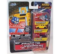 jada nano hollywood rides TRANSF0RMERS Starscream, Bumblbee & Optimus 3 car set vehicles 1:64 scale diecast model