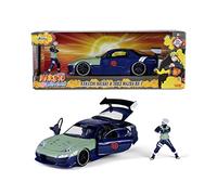 JADA NARUTO SHIPPUDEN 1995 MAZDA 1:24 Die-Cast vehicle with Kakashi figure. Toys for Kids and Adults