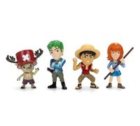 Jada One Piece 9385373300W01 Metal Figurine, 6.5 cm, 1 Piece at Random (4 Anime Character Models), Collectable Figure in Window Box, Age 8+