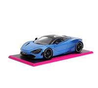Jada Pink Slips 1:24 W2 McLaren 720S Die-Cast Car w/Base, Toys for Kids and Adults(Blue)