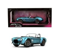 Jada Pink Slips Shelby Cobra - 1:18 Scale Diecast Model with Opening Doors and Working Steering - for Collectors and Enthusiasts 14+