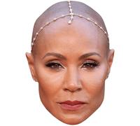 Jada Pinkett Smith (Make Up) Celebrity Mask, Flat Card Face, Fancy Dress Mask
