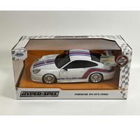 Jada Porsche 911 GT3 996 Hyperspec White 2006 1:24 Scale Jada 35491