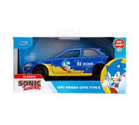 Jada - Sonic 1997 Honda Civic Type-R Die-Cast 1:32 /Toys