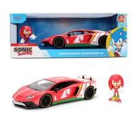 Jada KNUCKLES LAMBORGHINI AVENTADOR W/KNUCKLES 1:24 scale model vehicle to collect, play and display, suitable for gift, party favors, Christmas and birthdays