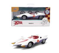 Jada Speed Racer Mach 5 Diecast Car - Hollywood Rides 1:32 Scale Toys - Die-Cast Collectible Vehicle, Iconic Race Car for Fans and Collectors, Ages 8+