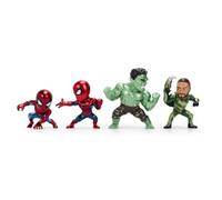 Jada SPIDERMAN BRAND NEW DAY 2.5" 4-Pack Die-cast Figures, playset, gift pack. Display,collect and play toys for Kids and Adults