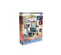 Jada Spiderman Nano Scenario With 2 Nyc Of Luxe Silver Kids