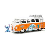 Jada STITCH 1961 VW BEETLE 1:24 die-cast scale model car with figure