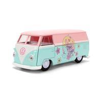 Jada STITCH ANGEL 1961 VOLKSWAGEN BUS 1:32 scale model vehicle to collect, play and display, suitable for gift, party favors, Christmas and birthdays