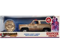 Jada Stranger Things 1980 Hopper's Chevy Blazer with Police Badge 1:24 Diecast