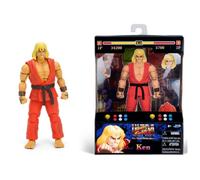 Jada KEN MASTERS STREET FIGHTER 6" DELUXE COLLECTOR ACTION FIGURE, Toys for Kids and Adults