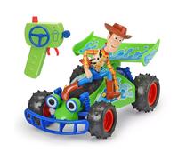 Jada Disney Pixar Toy Story Turbo Buggy With Woody Radio Control Vehicle, 2.4 Ghz,1: 24 scale