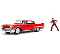 Jada Toys - 1:24 1958 Cadillac Series 62 - Nightmare On Elm Street - Freddy Krue