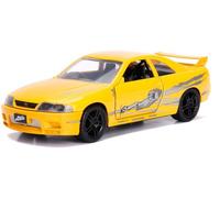 Jada FAST and FURIOUS Model LEON 's Yellow NISSAN SKYLINE GT-R BCNR33 Scale 1/32 Original
