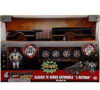 JADA TOYS: 1966 TV SERIES BATMOBILE W/ BATMAN & ROBIN