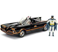 JADA TOYS: 1966 TV SERIES BATMOBILE WITH BATMAN AND ROBIN