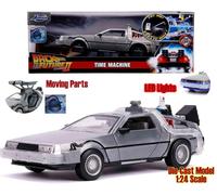 Jada Toys 1982 DeLorean Back To The Future Part 2 Lights 1/24 Die-Cast Model
