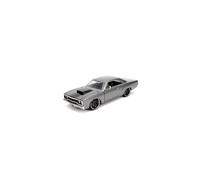 Jada Toys 253203054 Fast & Furious Dom's 1970 Plymouth Road Runner Car Tuning Model 1:24 Opening Doors Bonnet Boot wheel Grey