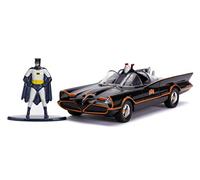 Jada Toys 253213002 Classic Batmobil 1966 Highly Detailed 1:32 Model Car Including Batman Figure, Doors Can Be Open, with wheel, Black