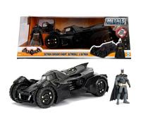 Jada Toys 253215004 Arkham Knight Batmobile Highly Detailed 1:24 Model Car Including Batman Figure, Cockpit and Doors Can Be Opened with wheel, Black