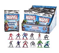 Jada Toys 253221016 Marvel Nano Figures Blind Pack Marvel Metal Collectible Figures in Blind Pack, 4 cm, from 3 Years, Random Selection, Black