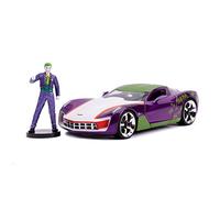2009 CHEVY CORVETTE STINGRAY WITH JOKER FIGURE - JADA JSD253255020 1/24
