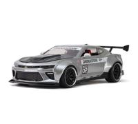 Jada Toys Bigtime Muscle 1:24 2016 Chevy Camaro SS Widebody Die-cast Car Silver, Toys for Kids and Adults